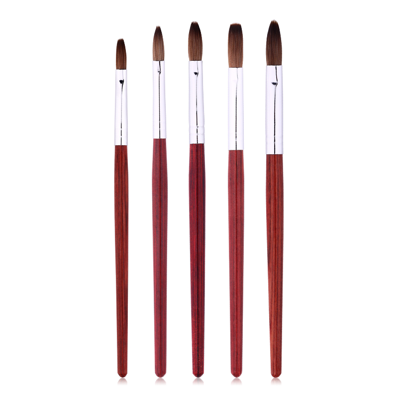 New 100% Acrylic Nail Brush UV Gel Brush Gel Builder Nail Flat Round Red Wood Painting Drawing Pen
New 100% Acrylic Nail Brush UV Gel Brush Gel Builder Nail Flat Round Red Wood Painting Drawing Pen
