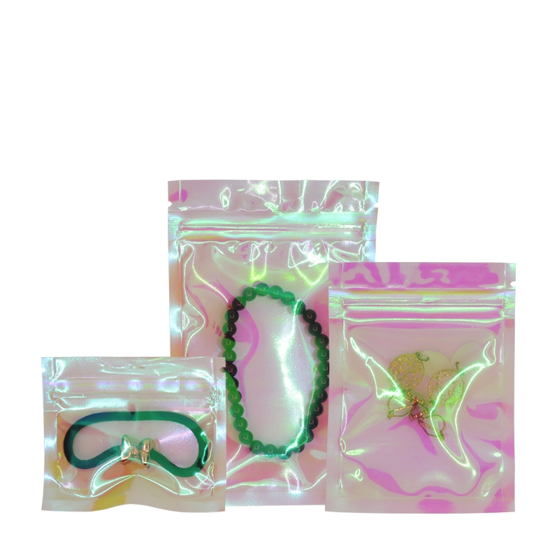 Clear Rainbow Jewelry Packaging Zip Lock Plastic Bags Packing Retail Bracelet Package Bag Oxidation Resistance Multi-Sizes Holographic
Clear Rainbow Jewelry Packaging Zip Lock Plastic Bags Packing Retail Bracelet Package Bag Oxidation Resistance Multi-Sizes Holographic