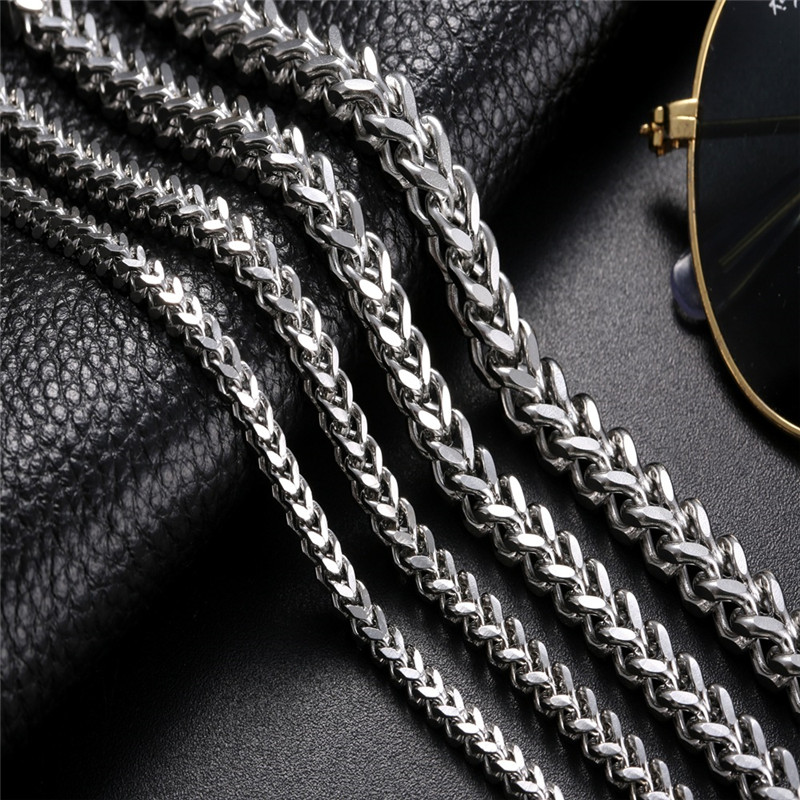 Vecalon Hiphop 316L Stainless Steel Bracelet for men 20cm Huge Heavy Silver color bracelets Punk Rock Jewerly Width select