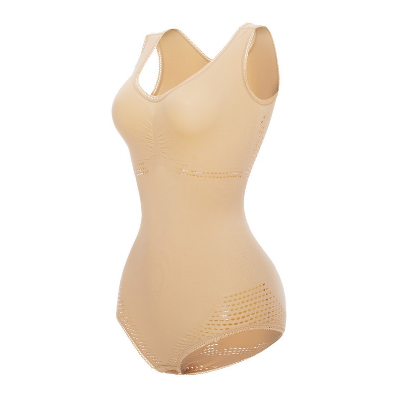 2020 New High-cut Mesh Bodysuits Woman Fajas Butt Lifter Waist Slimming Shapewear Summer Tummy Control Underwear