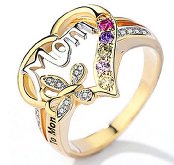 Best selling hand jewelry love mother ring mother's day gift MOM female ring WY683