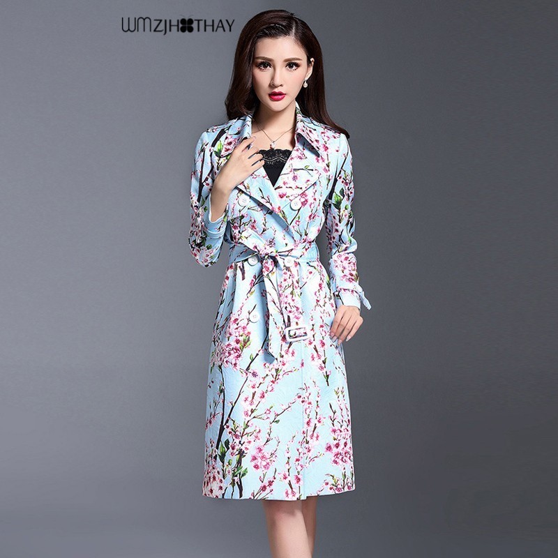 Windbreaker Loose Outerwear Woman Spring 2019 New Fashion Women Overknee Long Coat Temperament Slim Joker Printing Trench Coats, Printing (with belt)
Windbreaker Loose Outerwear Woman Spring 2019 New Fashion Women Overknee Long Coat Temperament Slim Joker Printing Trench Coats, Printing (with belt)