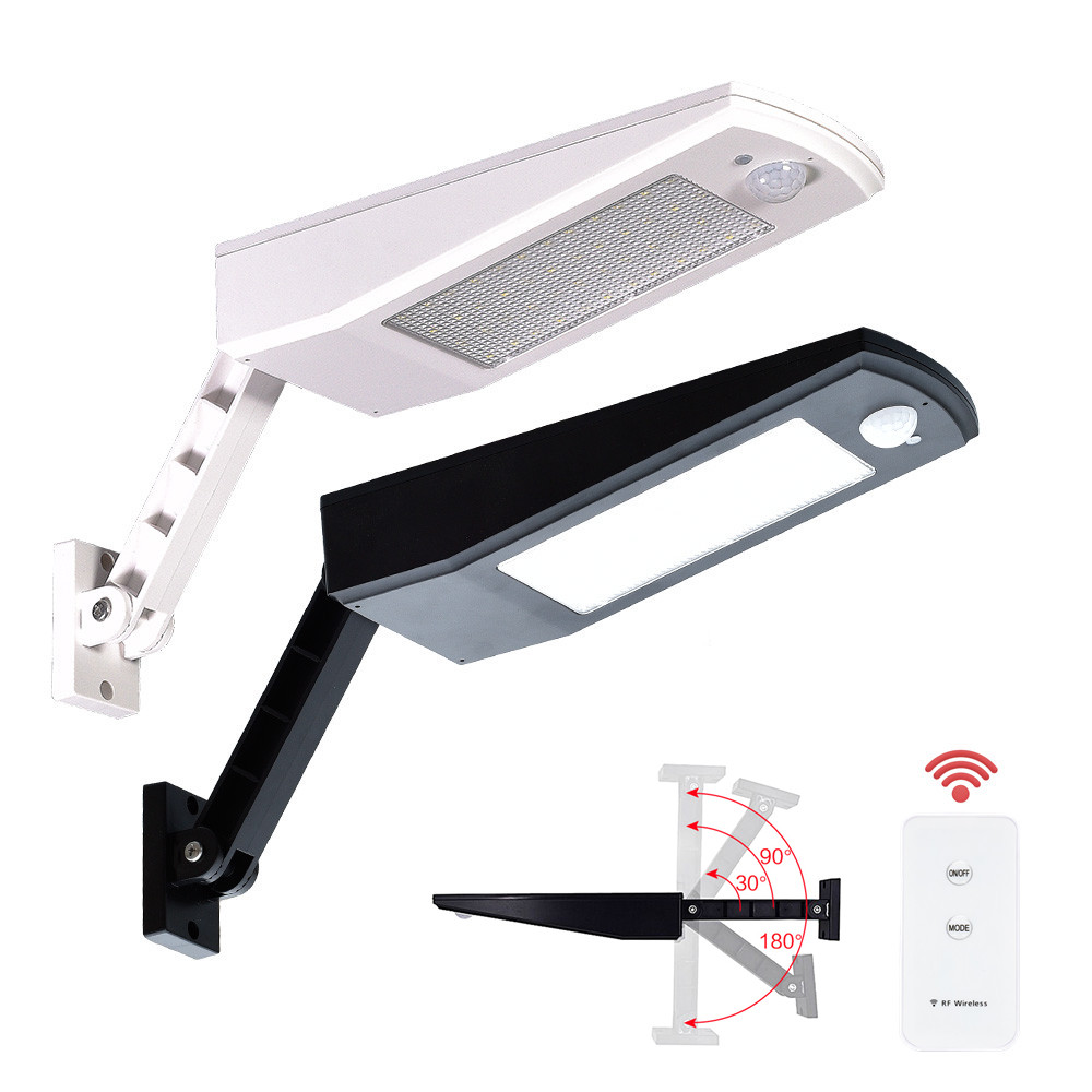 900LM Solar Light PIR Motion Sensor 48 LED Auto With Remote Control Adjustable Solar Powered Lamp Waterproof For Garden Outdoor
900LM Solar Light PIR Motion Sensor 48 LED Auto With Remote Control Adjustable Solar Powered Lamp Waterproof For Garden Outdoor