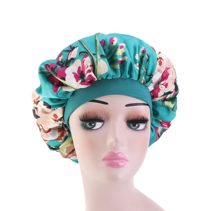 6 Colors Satin Bonnet Salon Night Hair Hat for Natural Curly Hair Double Elastic Bathing Shower Cap Head Cover Wrap Hat
6 Colors Satin Bonnet Salon Night Hair Hat for Natural Curly Hair Double Elastic Bathing Shower Cap Head Cover Wrap Hat
