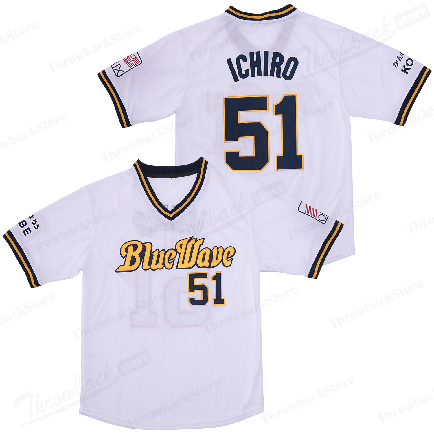 51 Ichiro Suzuki Japan Jersey Men Blue Wave 2019 New Baseball Jerseys Colour White Embroidery Free shipping, Blue;black
51 Ichiro Suzuki Japan Jersey Men Blue Wave 2019 New Baseball Jerseys Colour White Embroidery Free shipping, Blue;black
