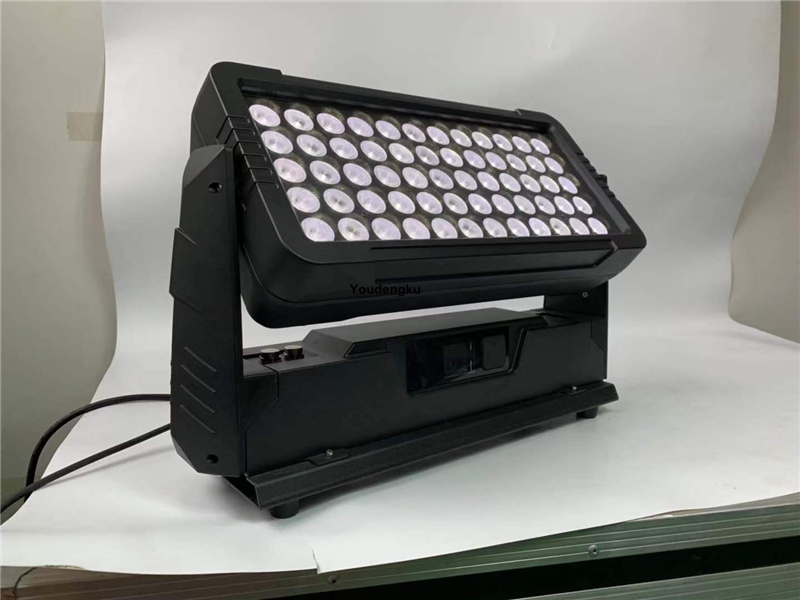 1pcs with case outdoor IP65 wall washer city color 60*10W dmx512 RGBW 4in1 led wall washer outdoor decorate christmas light