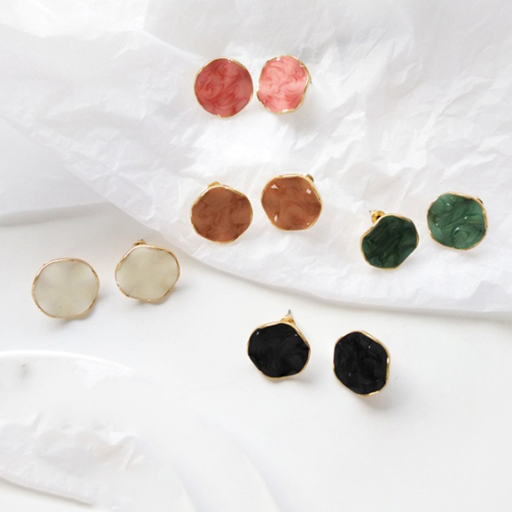 Chadestinty Black Earrings For Women Big Gold Color Geometric Resin Earring Female Jewelry Green White Irregular Stud Earrings
Chadestinty Black Earrings For Women Big Gold Color Geometric Resin Earring Female Jewelry Green White Irregular Stud Earrings