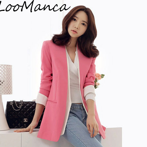 New 2019 Long women blazer spring casual outerwear female all-match women jacket coat slim suit Female Work Wear OL Blazer, Black
New 2019 Long women blazer spring casual outerwear female all-match women jacket coat slim suit Female Work Wear OL Blazer, Black