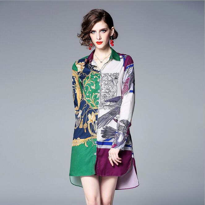 spring Lapel neck Paisley print shirt dresses street style dresses Hi-Lo beauitful skirts long sleeve, Customize
spring Lapel neck Paisley print shirt dresses street style dresses Hi-Lo beauitful skirts long sleeve, Customize