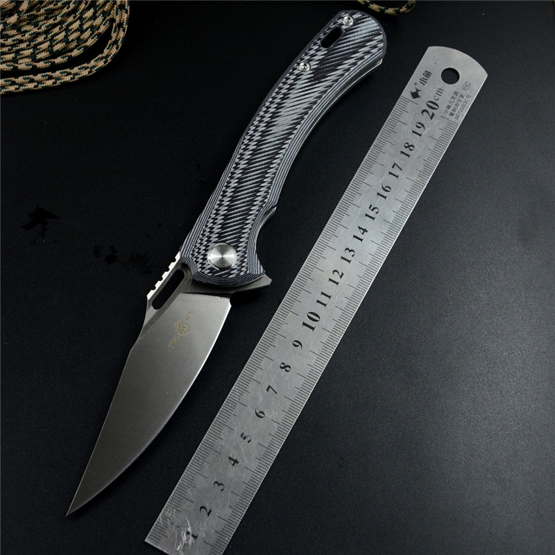 TWOSUN Knife TS127 14C28N blade G10 handle folding Pocket Knife for tactical hunting Outdoor camping EDC tool ball Bearings with pocket clip
TWOSUN Knife TS127 14C28N blade G10 handle folding Pocket Knife for tactical hunting Outdoor camping EDC tool ball Bearings with pocket clip
