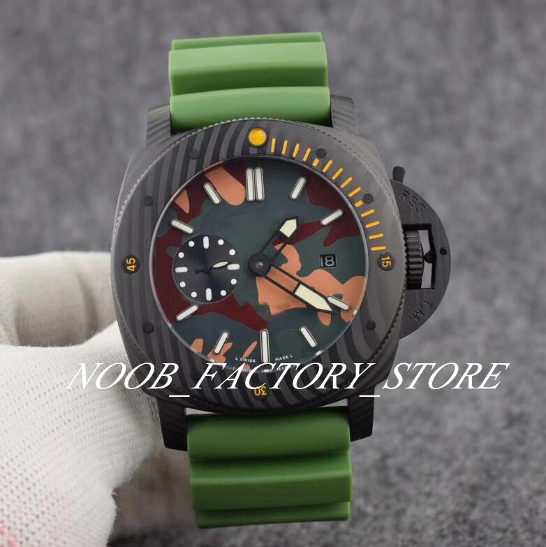 Luxury Classic Camo PAM Automatic Movement 47mm CARBOTECH Counterclockwise Rotating Bezel Case Rubber Strap Diving Mens Watches, 01
Luxury Classic Camo PAM Automatic Movement 47mm CARBOTECH Counterclockwise Rotating Bezel Case Rubber Strap Diving Mens Watches, 01