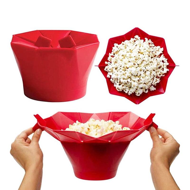 Microwave Silicone Popcorn Bowl Kitchen Easy Tools Foldable Magic Household Popcorn Maker Container Healthy Cooking Tools
Microwave Silicone Popcorn Bowl Kitchen Easy Tools Foldable Magic Household Popcorn Maker Container Healthy Cooking Tools