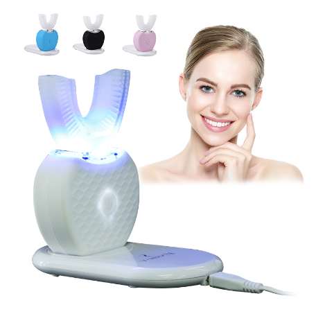 360 Degree U Shape Ultrasonic Electric Toothbrush USB Wireless Charge Hands-Free Tooth Brush Teeth Clean Massage Whitening
360 Degree U Shape Ultrasonic Electric Toothbrush USB Wireless Charge Hands-Free Tooth Brush Teeth Clean Massage Whitening