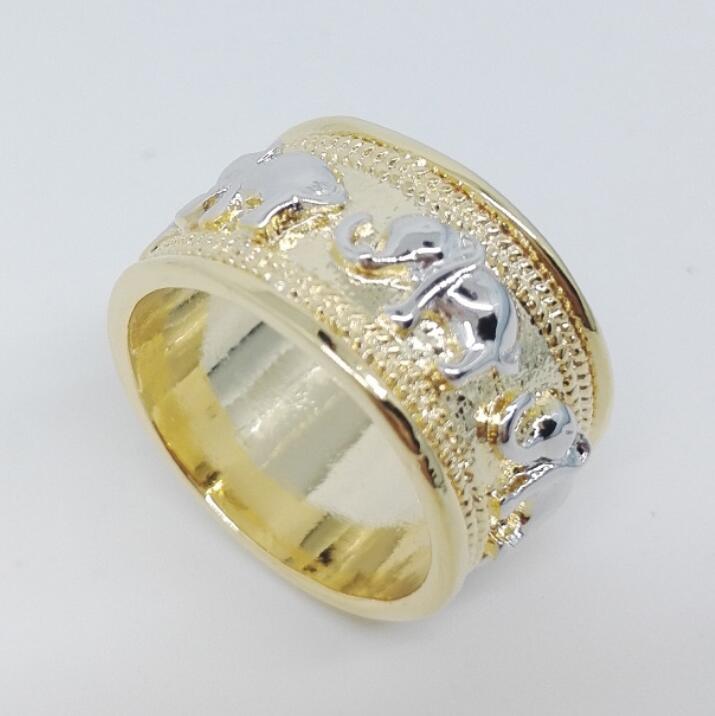 Fashion- jewelry punk band rings elephants silver plated band rings for women hot fashion free of shipping