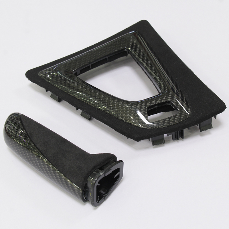 

Carbon Fiber Gear shift Handbrake Cover For 3/4 series X1 M3 M4 F80 F82 F48 E84 E90 F30 F31 F34 Car Styling Pull Rod Decals