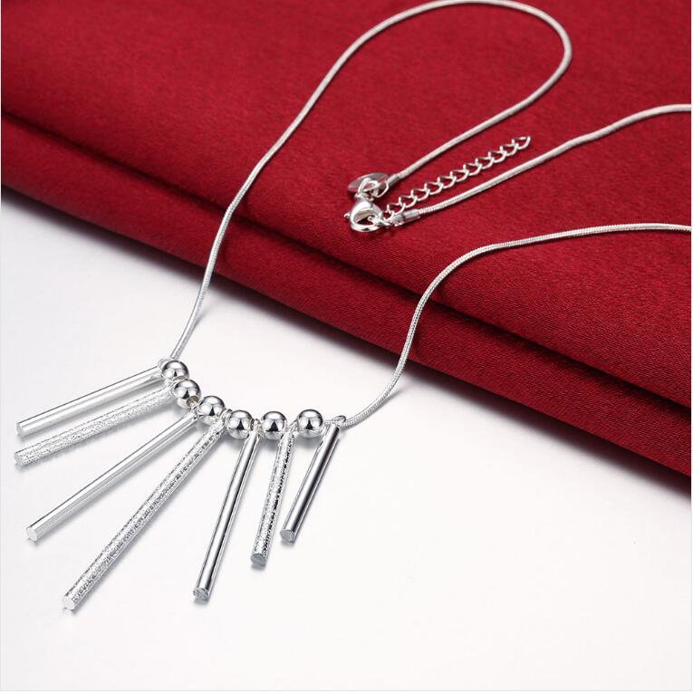 High grade 925 sterling silver Seven Pillars of necklace earrings five column jewelry set DFMSS159 brand new Factory direct 925 silver