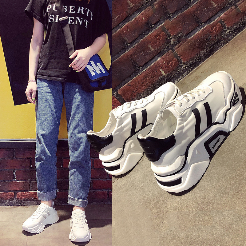 2019 Show Legs Long Dad Shoe Woman Increase Women's Shoes Leisure Time Sneakers Ins Exceed Fire, White
2019 Show Legs Long Dad Shoe Woman Increase Women's Shoes Leisure Time Sneakers Ins Exceed Fire, White