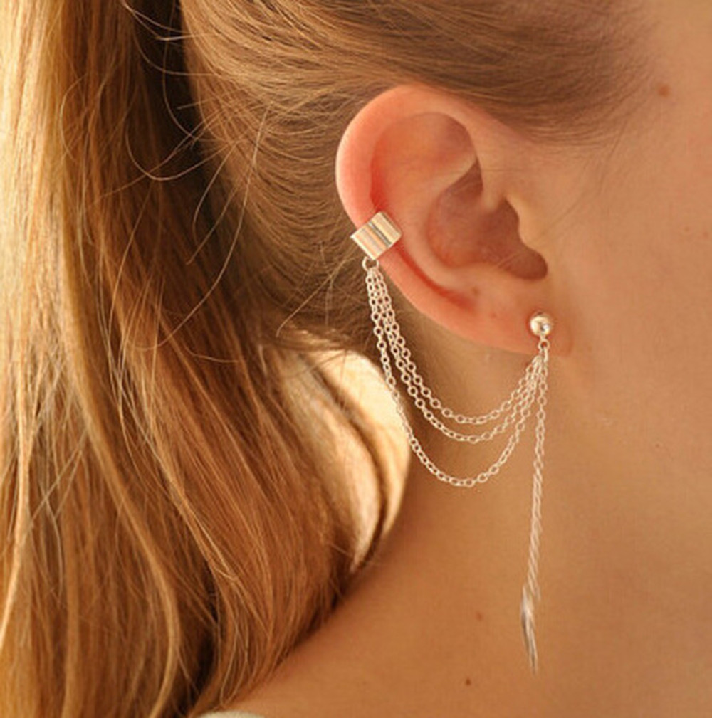 (Clip-on & Screw Back earings long women fashion earing for womens dangling 1piece Punk Rock Style Young Gift Leaf Chain Tassel Earrings jewerly hot selling
(Clip-on & Screw Back earings long women fashion earing for womens dangling 1piece Punk Rock Style Young Gift Leaf Chain Tassel Earrings jewerly hot selling
