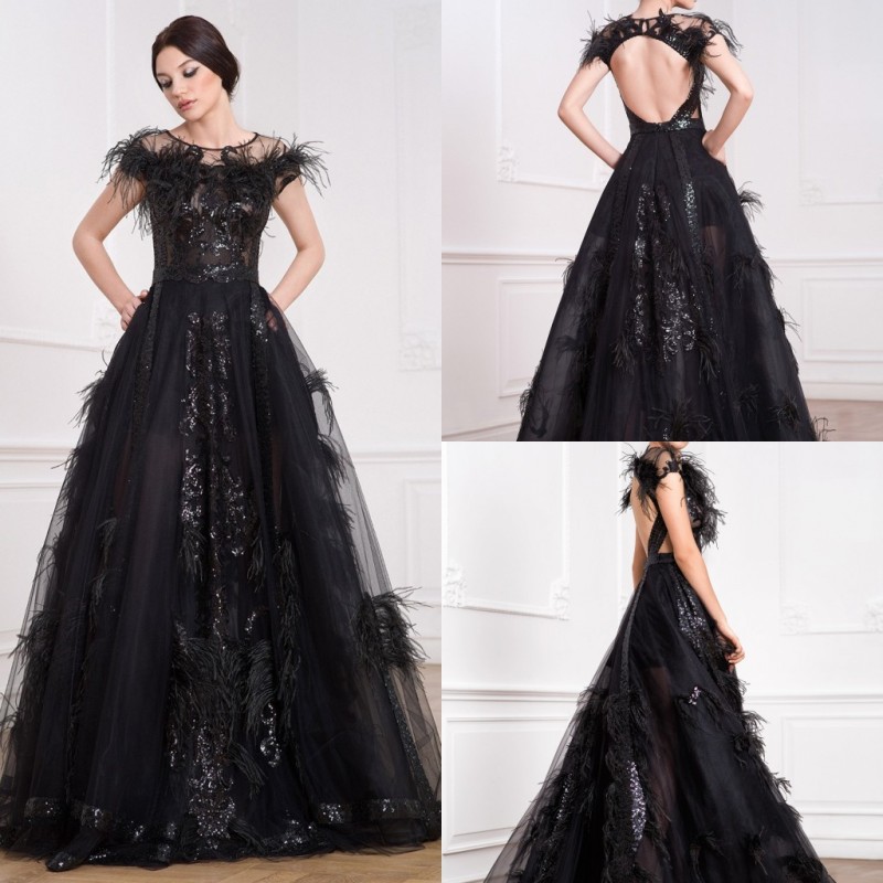 2019 Black Prom Dresses Berta Jewel Neck Lace Sequins Feather A Line Short Sleeves Sparkle Evening Dress Custom Made Cocktail Party Gowns, Ivory
2019 Black Prom Dresses Berta Jewel Neck Lace Sequins Feather A Line Short Sleeves Sparkle Evening Dress Custom Made Cocktail Party Gowns, Ivory