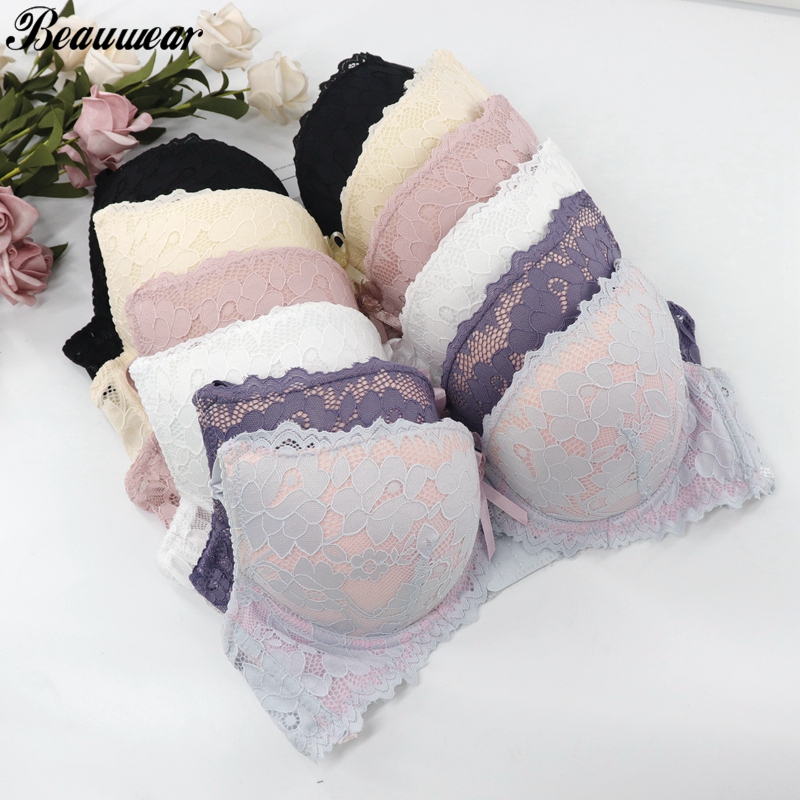 Beauwear Sexy New Lace Bras for Women Underwired Bralette Floral Bh Comfort Underwear A B Cup Padded Push Up, C D Unlined Bra, Blue pink
Beauwear Sexy New Lace Bras for Women Underwired Bralette Floral Bh Comfort Underwear A B Cup Padded Push Up, C D Unlined Bra, Blue pink