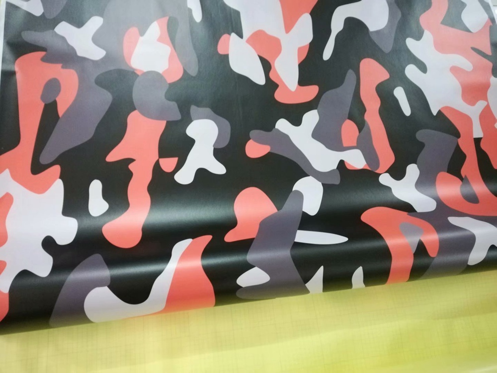 Large Orange black Camoufalge Vinyl wrap for car wrap covering Camo Truck Wrap covering foil Self adhesive sticker 1.52x30m 5x98ft