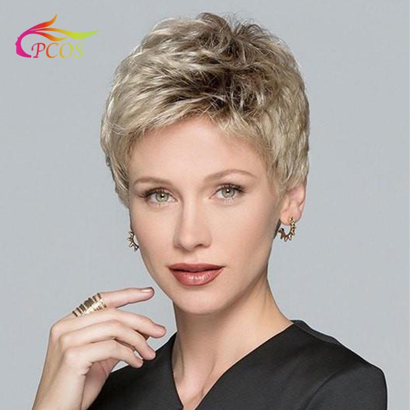 Short Synthetic Dark roots for black women Hair Natural Blonde Wigs, Ombre
Short Synthetic Dark roots for black women Hair Natural Blonde Wigs, Ombre