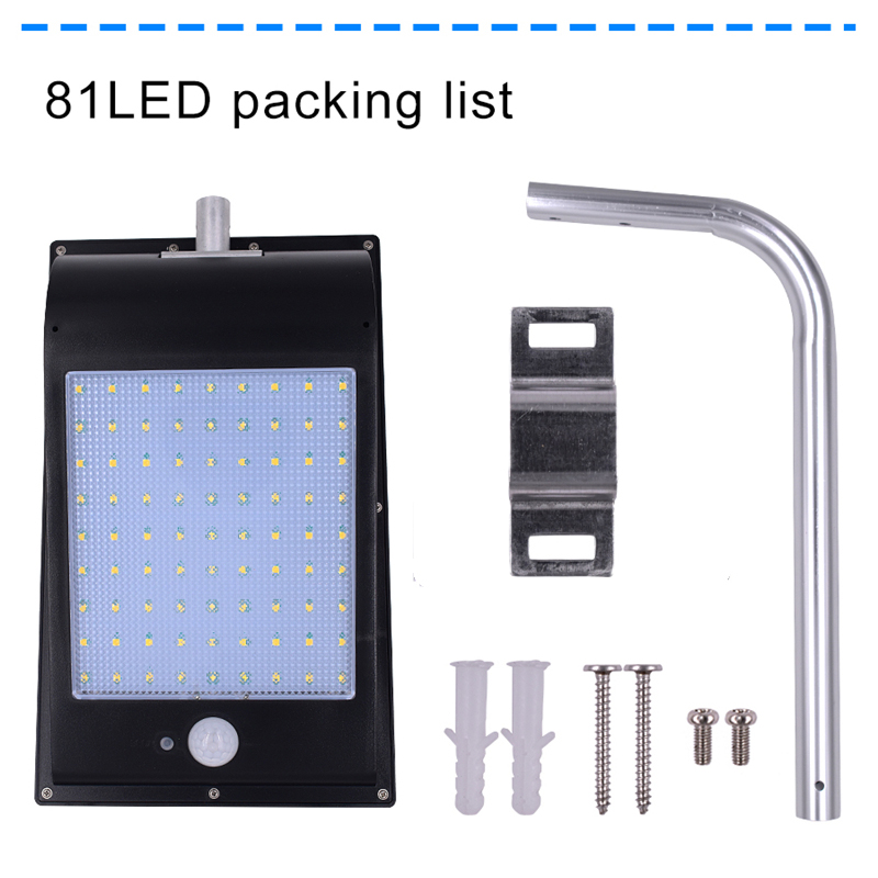 LED Solar Lights Outdoor High Quality Power LED Motion Sensor Wireless Wall Light 11000mah Street Lamp