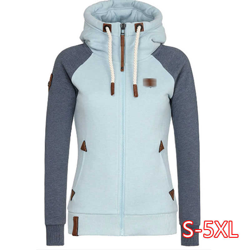 2020 Zip Up Contrast Color Drawstring Hoodie Color Block Poleron Mujer Stitching Long Sleeve Hoodies Women Turtleneck Zipper, Pink
2020 Zip Up Contrast Color Drawstring Hoodie Color Block Poleron Mujer Stitching Long Sleeve Hoodies Women Turtleneck Zipper, Pink