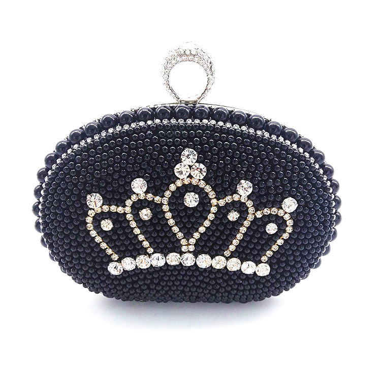 women Popular beaded chain black evening bag fashionwild female handbag for party and wedding girls one shoulder pearl bags, Color same as pictur
women Popular beaded chain black evening bag fashionwild female handbag for party and wedding girls one shoulder pearl bags, Color same as pictur