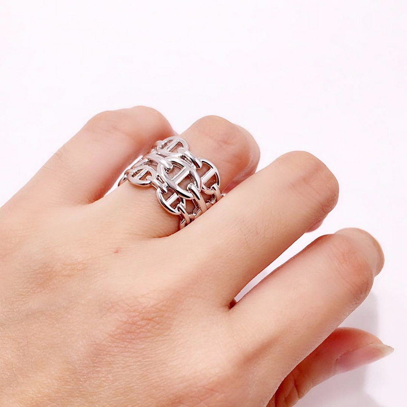 Fashion Titanium steel Brand rose gold silver open H rings for women men love ring Party Wedding Valentine's Day gift jewelry wholesale
Fashion Titanium steel Brand rose gold silver open H rings for women men love ring Party Wedding Valentine's Day gift jewelry wholesale