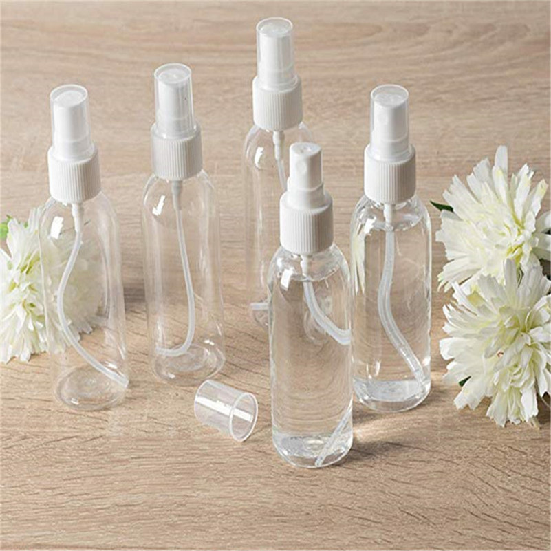 5ml 10ml 20ml 30ml 50ml 60ml 80ml 100ml Plastic Spray Bottle Refillable Bottles Perfume PET Container