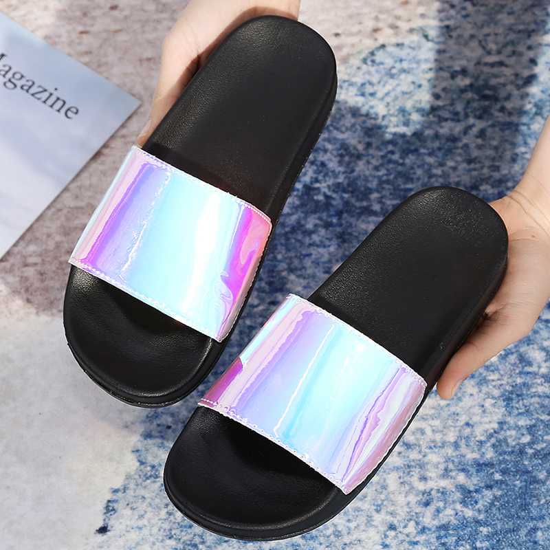 Women Slides 2020 Fashion Slippers Platform Sandals Summer Bling Beach Slides Flip Flops Comfortable Flat Shoes Chaussure Femme, Silver
Women Slides 2020 Fashion Slippers Platform Sandals Summer Bling Beach Slides Flip Flops Comfortable Flat Shoes Chaussure Femme, Silver