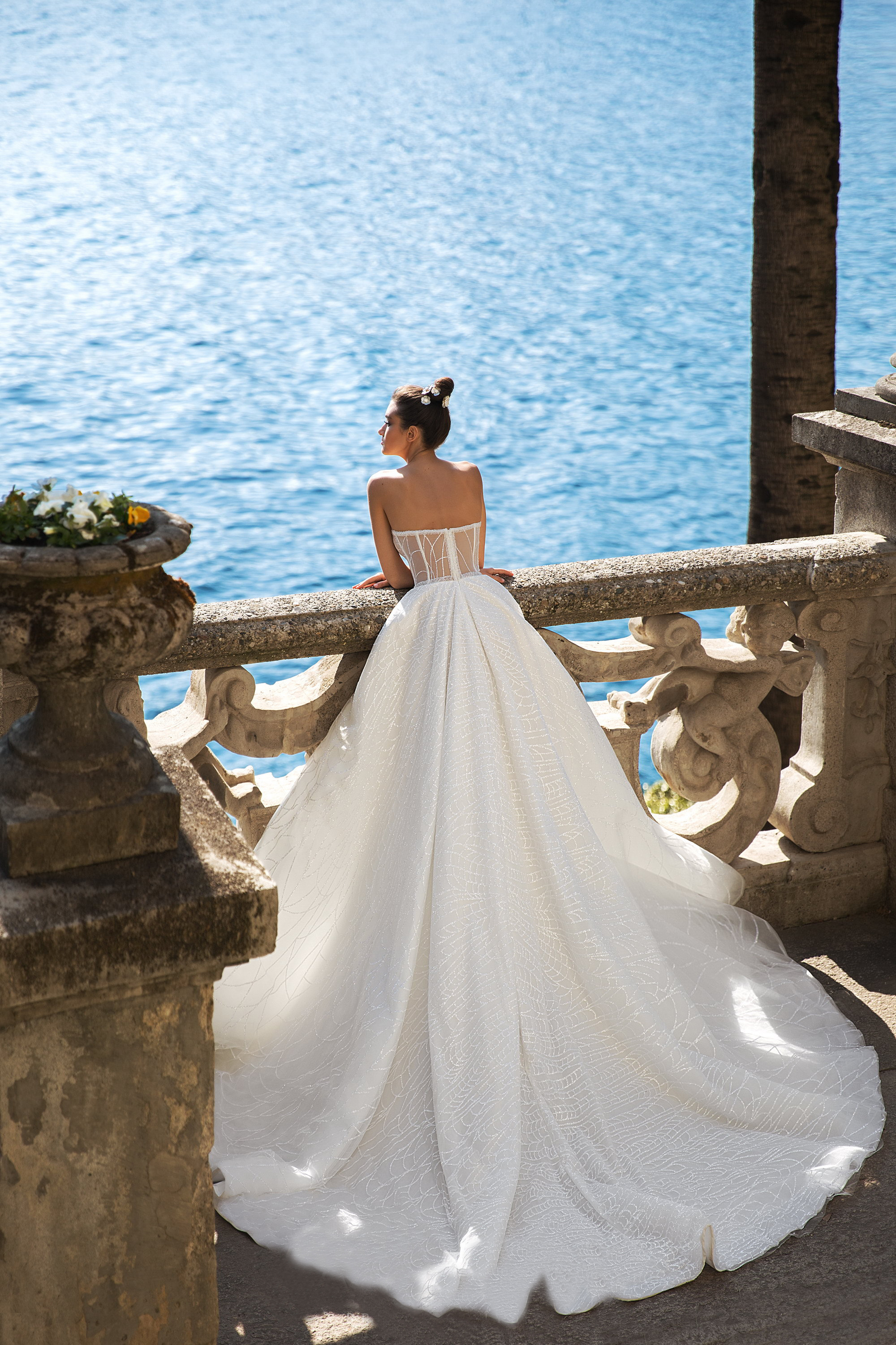 2020 Bohemian Wedding Dresses With Cape Lace Beads A Line Wrap Beach Wedding Dress Sweep Train Boho Bridal Gowns Vestidos De Novia