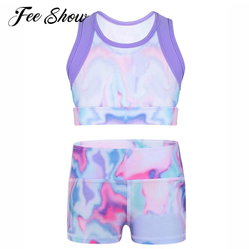 Kids Girls Colorful Stretchy Dance Costumes Sports Gymnastic Workout Dance Wear Tanks Crop Top with High Waist Shorts Bottoms, Black;red
Kids Girls Colorful Stretchy Dance Costumes Sports Gymnastic Workout Dance Wear Tanks Crop Top with High Waist Shorts Bottoms, Black;red
