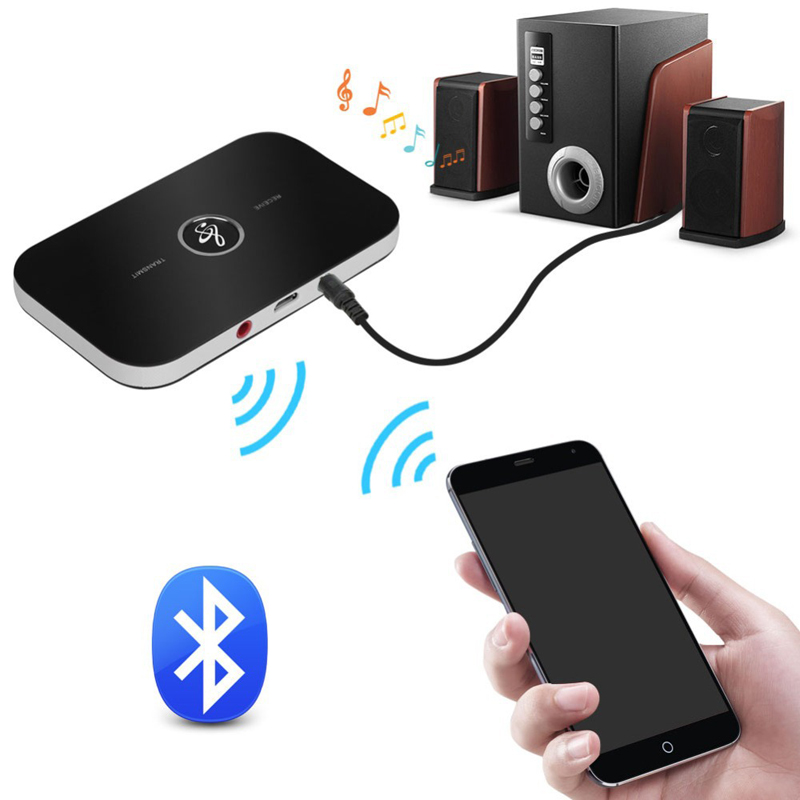 Bluetooth 5.0 Audio Transmitter Receiver 2 In 1 RCA 3.5mm 3.5 Aux Jack USB Stereo Music Wireless Adapter for Car TV PC Speakers