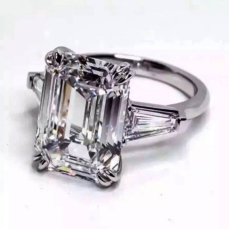 Sterg Sier Couple Rings: 2024 Topaz CZ Dia Wedding Engagement Set