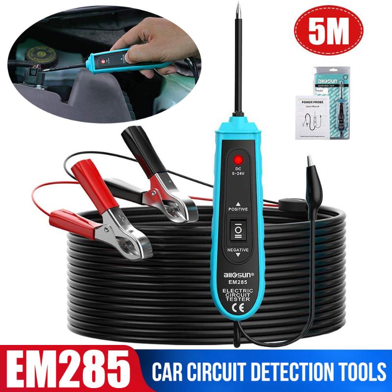 All-Sun EM285 Car Circuit Tester Test Voltage Polarity Probe Track And Locate short Circuits DC6-24V Car Circuit Fault Tester
All-Sun EM285 Car Circuit Tester Test Voltage Polarity Probe Track And Locate short Circuits DC6-24V Car Circuit Fault Tester