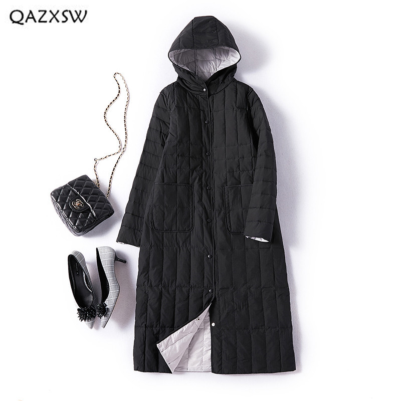 LD151 Lightweight Women Down Jacket Long Coat 2018 Autumn Winter New Fashion Hooded Long Knee White Duck Down Outerwear LD151, Black
LD151 Lightweight Women Down Jacket Long Coat 2018 Autumn Winter New Fashion Hooded Long Knee White Duck Down Outerwear LD151, Black