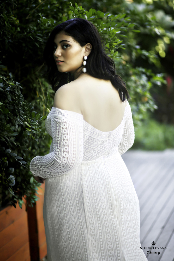 plus size front split mermaid wedding dresses lace appliqued off the shoulder long sleeve bridal gowns wedding dress vestido de novia
