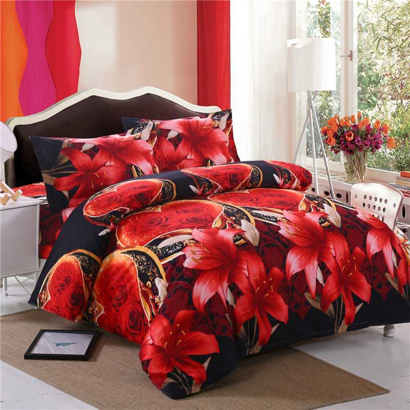 2020 New 3d Lilium Flower Printed Bedding Set Lovers Duvet Cover Set Bed Sheet Pillowcase 4pcs Bedclothes Valentine's Day Gift, White
2020 New 3d Lilium Flower Printed Bedding Set Lovers Duvet Cover Set Bed Sheet Pillowcase 4pcs Bedclothes Valentine's Day Gift, White