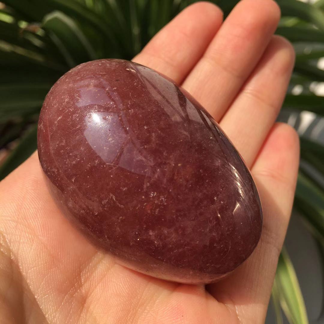 1pc Natural Strawberry Quartz Palms Massage Mineral Crystal Polished Minerals Healing Palm Stone For Party Gift Decoration
1pc Natural Strawberry Quartz Palms Massage Mineral Crystal Polished Minerals Healing Palm Stone For Party Gift Decoration