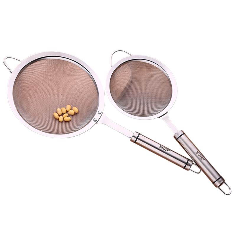 

Multi-functional Filter Spoon Stainless Steel Fine Mesh Wire Oil Skimmer Strainer Fried Net Kitchen Gadgets Cook Tools