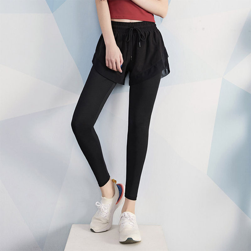 women yoga pants fake two pcs for gym wear wokrout running fitness leggings high waist sportswear black leggins slim
women yoga pants fake two pcs for gym wear wokrout running fitness leggings high waist sportswear black leggins slim