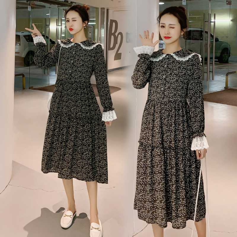 Autumn 2020 new long-sleeved maternity dress with broken chiffon loose plum-size maternity dress, Floral
Autumn 2020 new long-sleeved maternity dress with broken chiffon loose plum-size maternity dress, Floral