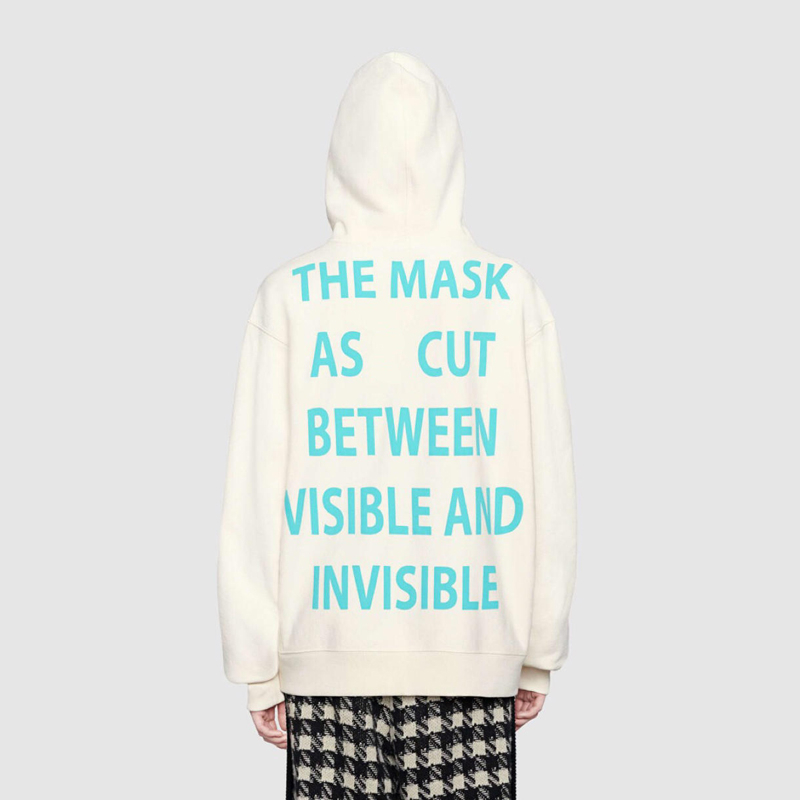 Fashion-Cat Mask Hoodies Letter Logo Printed Hooded Sweatshirt Couple Casual Street Outdoor Men Women Coat HFHLWY007