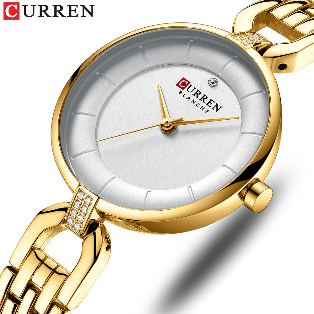 CURREN Women's Watches Quartz Watches Stainless Steel Clock Ladies Wristwatch Top Brand Luxury Watches Women Relogios feminino, Khaki
CURREN Women's Watches Quartz Watches Stainless Steel Clock Ladies Wristwatch Top Brand Luxury Watches Women Relogios feminino, Khaki