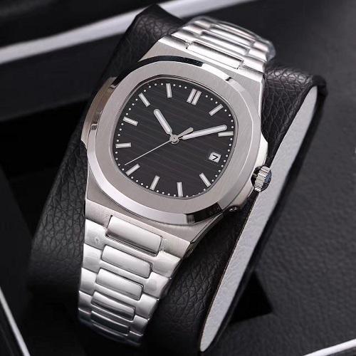 Hot sale Nautilus Watch Men Automatic Watches 5711 Silver Strap Black face Stainless Mens Mechanical Orologio di Lusso Wristwatch Date, Make waterproof 50m
Hot sale Nautilus Watch Men Automatic Watches 5711 Silver Strap Black face Stainless Mens Mechanical Orologio di Lusso Wristwatch Date, Make waterproof 50m