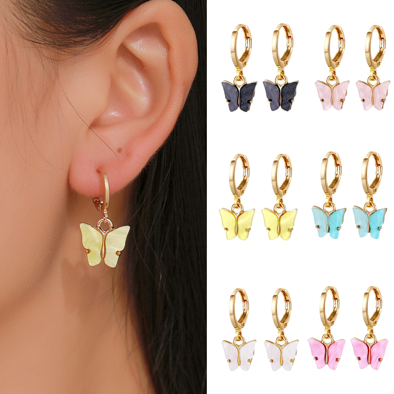 Fashion Butterfly Earrings For Women Animal Sweet Colorful Korean Acrylic Earrings 2020 Statement Girls Party Jewelry
Fashion Butterfly Earrings For Women Animal Sweet Colorful Korean Acrylic Earrings 2020 Statement Girls Party Jewelry
