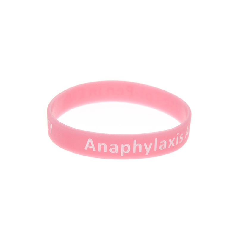 1PC Anaphylaxis Alert Silicone Bracelet What Better Way To Carry The Message Than With A Daily Reminder