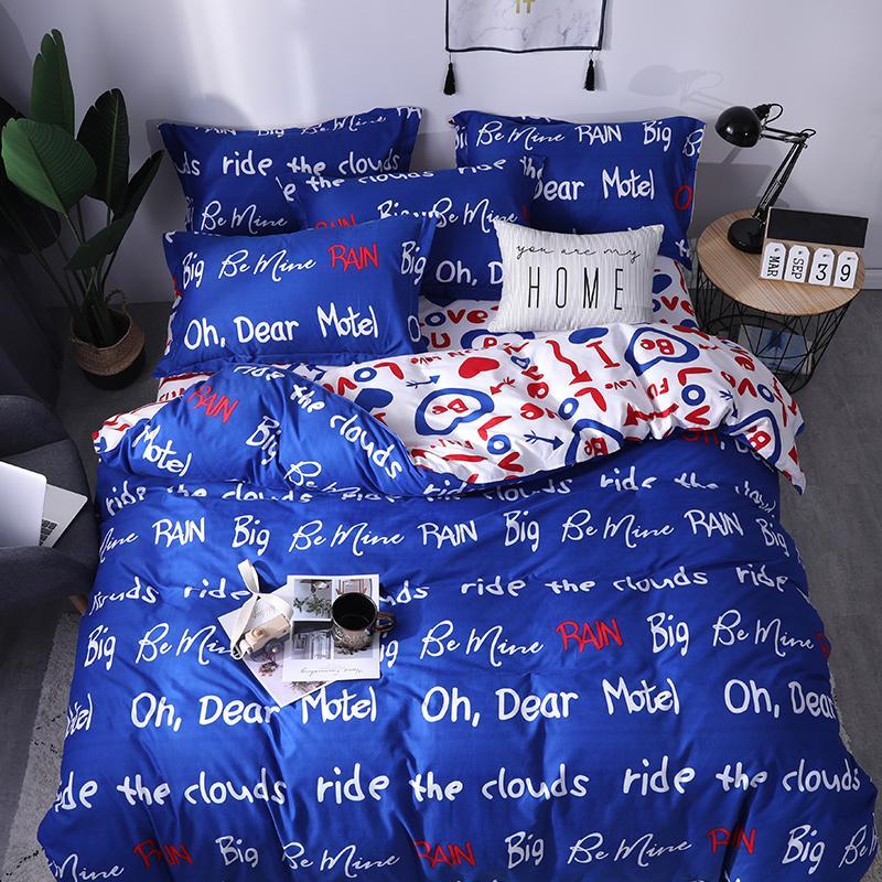 45 Bedding set the letter printing Duvet cover sets bed pillowcases sheet set King size size, 12
45 Bedding set the letter printing Duvet cover sets bed pillowcases sheet set King size size, 12